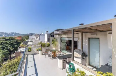 Cobertura com 4 quartos para alugar, 574 m² por r$ 35.825/mês - barra da tijuca - rio de janeiro/rj