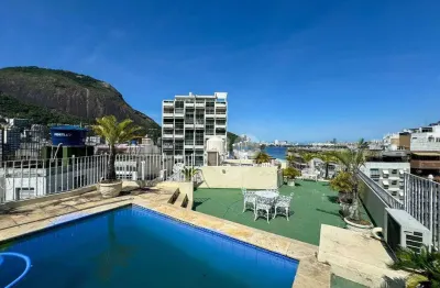 Cobertura duplex, com piscina e hidromassagem  à venda, 441 m² por r$ 6.900.000 - lagoa - rio de janeiro/rj