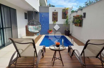 Apartamento garden com 3 dormitórios à venda, 125 m² por r$ 1.290.000,00 - recreio dos bandeirantes - rio de janeiro/rj