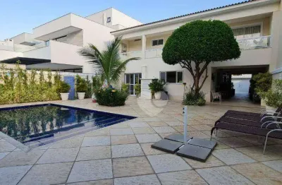 Casa em condomínio fechado com 396 m2 , 4 quartos , piscina, amplo quintal, 4 vagas a venda r$4 4.200.000 - barra da tijuca - rio de janeiro/rj