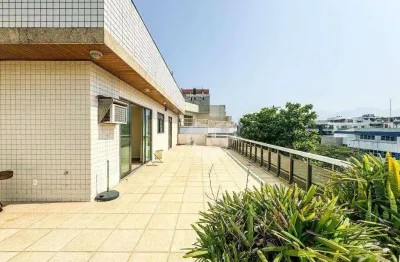 Cobertura linear 4 quartos (2suites), 263 m² à venda por r$ 1.300.000 - recreio dos bandeirantes