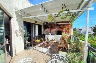 Cobertura com 3 suítes à venda, 248 m² por r$ 1.050.000 - recreio dos bandeirantes - rio de janeiro/rj