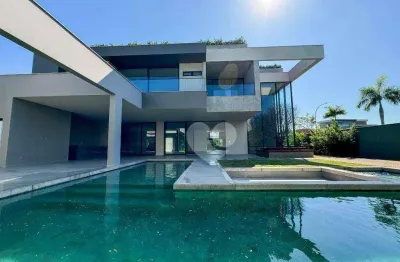 Casa com 4 quartos à venda, 899 m² por r$ 14.800.000 - barra da tijuca - rio de janeiro/rj