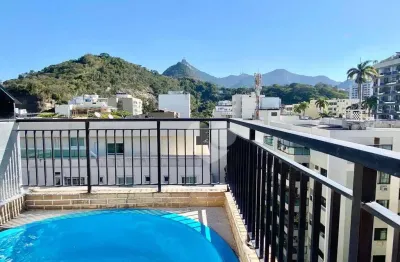 Cobertura com terraço, piscina, varanda, 4 quartos, suíte, 2 vagas à venda, 205 m² por r$ 2.050.000 - laranjeiras