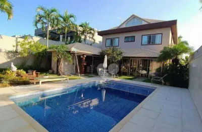 Casa com 5 quartos à venda, 471 m² por r$ 6.300.000 - barra da tijuca - rio de janeiro/rj
