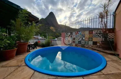 Cobertura duplex 4 quartos 1 suítes 3 vagas à venda no grajaú, rio de janeiro/rj