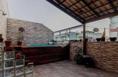 Cobertura com 4 dormitórios à venda, 114 m² por r$ 650.000,00 - pechincha - rio de janeiro/rj