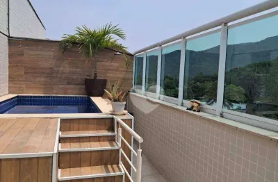 Cobertura com 3 quartos à venda, 122 m² por r$ 700.000 - vargem pequena - rio de janeiro
