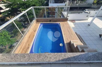 Cobertura com 3 quartos à venda, 201 m² por r$ 2.280.000 - jardim oceânico - rio de janeiro/rj