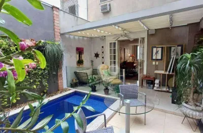 Excepcional casa de vila - 4 quartos - alto padrão - piscina - reformada - excepcional -exclusividade ! 3 vagas - cosme velho - rj -  r$3.650.000,00