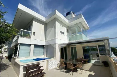 Cobertura com 6 quartos sendo 5 suítes à venda, 439 m² por r$ 4.550.000 - barra da tijuca - rio de janeiro/rj