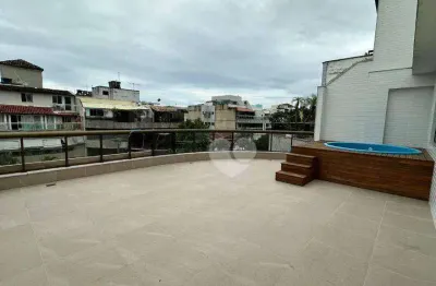 Magnífica cobertura primeira locação no recreio dos bandeirantes - 380m²