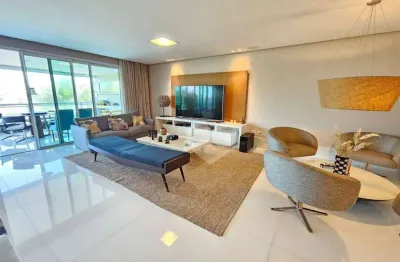 Apartamento com 4 suites 1 master para alugar, 393 m² por r$ 51.847/mês - barra da tijuca - rio de janeiro/rj