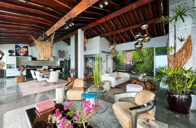 Mansão no joá com 5 suítes para alugar, 918 m² por r$ 117.383/mês - joá - rio de janeiro/rj