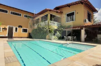 Barra da tijuca, jardim oceânico, mansão , 6qts, 6 vagas, piscina, sauna - $5.500.000,00- barra da tijuca - rj