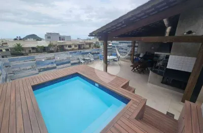 Cobertura com 3 quartos à venda, 231 m² por r$ 1.219.000 - recreio dos bandeirantes - rj