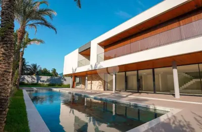 Casa com 5 suítes à venda, 1170 m² por r$ 24.000.000 - barra da tijuca - rio de janeiro/rj