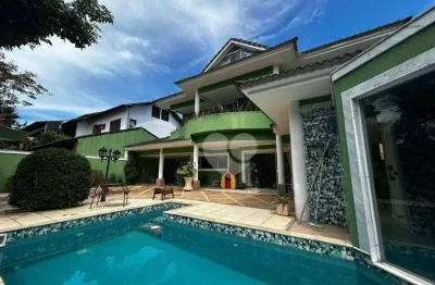 Santa mônica san diego  casa com 5 suítes à venda, 316 m² por r$ 3.300.000 - barra da tijuca