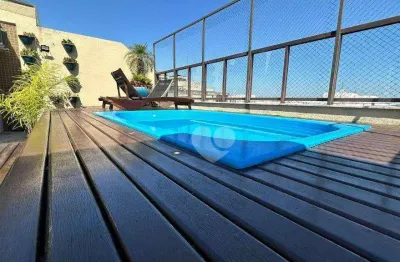 Cobertura com 3 quartos à venda, 232 m² por r$ 1.700.000 - recreio dos bandeirantes - rio de janeiro/rj