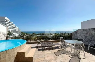 Jardim oceânico,  cobertura duplex reformada frontal mar, colado no posto 3 e praça do ó. barra da tijuca/rj.