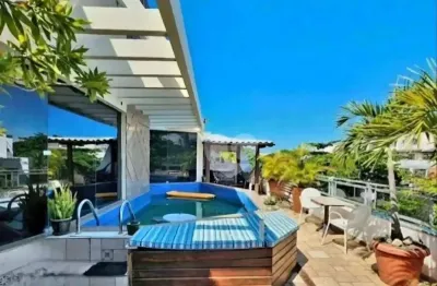 Cobertura com 3 quartos à  venda, 303 m² por r$ 2.850.000 - jardim oceânico - rio de janeiro/rj