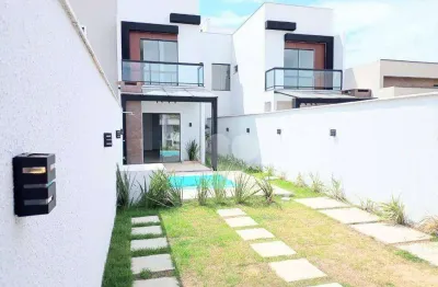 Casa 3 quartos 1 suíte com terraço - 186 m² - r$ 449.900,00 - pedra de guaratiba