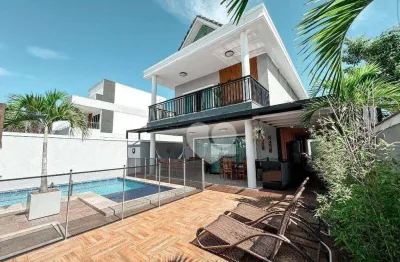 Casa com 4 dormitórios à venda, 370 m² por r$ 3.500.000,00 - recreio dos bandeirantes - rio de janeiro/rj