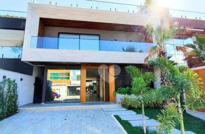 Casa triplex com 5 suítes, à venda, 375 m² por r$ 3.750.000 - recreio dos bandeirantes - rio de janeiro/rj