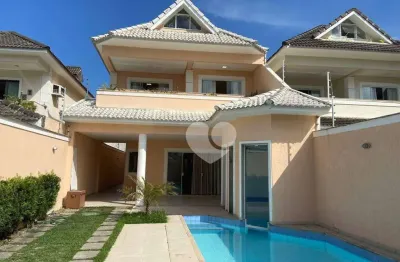 Casa com 5 quartos para alugar, 300 m² por r$ 17.029/mês - barra da tijuca - rio de janeiro/rj