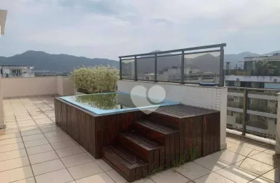 Cobertura com 2 quartos à venda, 200 m² por r$ 930.000 - recreio dos bandeirantes - rio de janeiro/rj