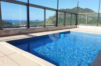 Cobertura com 3 quartos sendo 2 suítes à venda, 162 m² por r$ 1.450.000 - recreio dos bandeirantes - rio de janeiro/rj