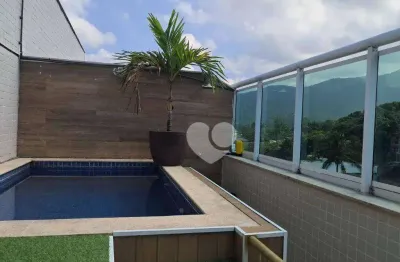 Cobertura com 3 dormitórios à venda, 122 m² por r$ 690.000,00 - vargem pequena - rio de janeiro/rj