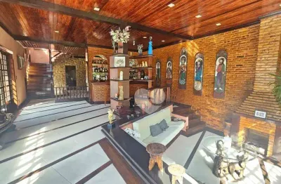 Mansão no maramar com 5 suítes à venda, 507 m por r$ 3.800.000 - recreio dos bandeirantes - rio de janeiro/rj