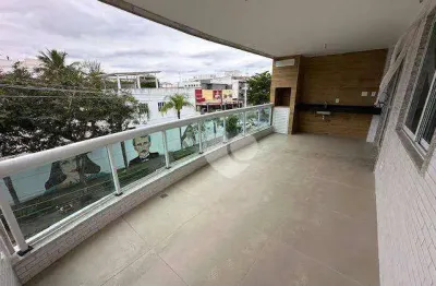 Lopes enjoy vende apartamento, 3 suítes, prédio novo, 112 m², 1 vaga, sol manhã, gleba b - recreio dos bandeirantes.