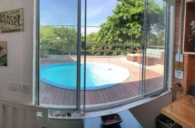 Cobertura com 3 dormitórios à venda, 202 m² por r$ 2.200.000,00 - barra da tijuca - rio de janeiro/rj