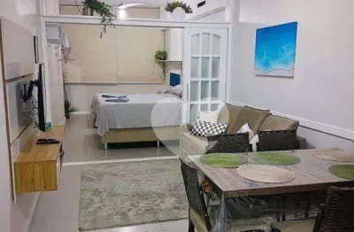 Lopes enjoy vende belíssimo apartamento em copacabana, 1 quarto com 1 banheiros+ 1 lavabo, 55 m2,  valor r$ 630.000,00