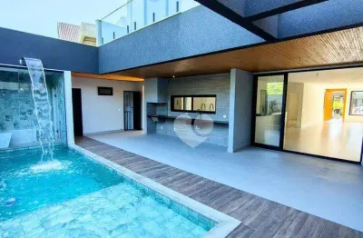 Casa alto padrao com 5 suites, sendo 2 master ambas com closet, à venda, 440 m² por r$ 5.000.000 - recreio dos bandeirantes - rio de janeiro/rj