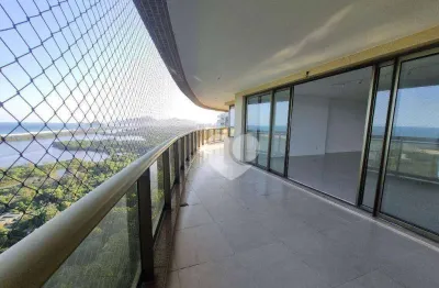 Apartamento com 3 suítes à venda, 262 m² por r$ 4.300.000 - barra da tijuca - rio de janeiro/rj