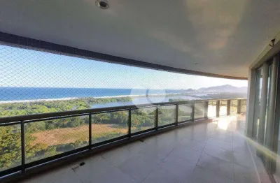 Apartamento com 3 suítes para alugar, 262 m²  - barra da tijuca - rio de janeiro/rj