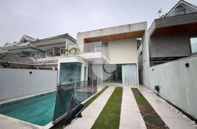 Casa com 3 quartos para alugar, 350 m² por r$ 27.933/mês - recreio dos bandeirantes - rio de janeiro/rj
