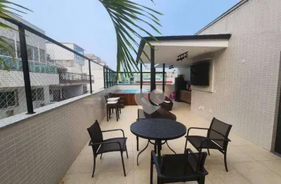 Cobertura com 2 quartos à venda, 127 m² por r$ 980.000 - recreio dos bandeirantes - rio de janeiro/rj