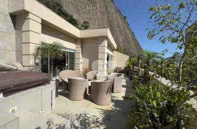 Prédio com piscina e academia! cobertura com terraço amplo, 2 quartos, dependência revertida e 2 vagas à venda, 200 m² por r$ 2.850.000 - lagoa