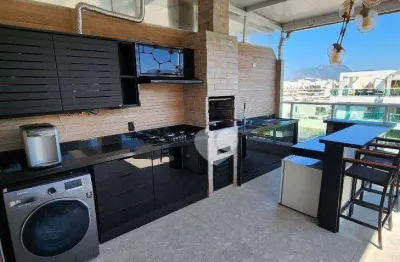 Cobertura com 3 quartos à venda, 148 m² por r$ 1.500.000 - recreio dos bandeirantes - rio de janeiro/rj