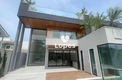 Casa com 5 quartos à venda, 450 m² por r$ 4.900.000 - recreio dos bandeirantes - rio de janeiro/rj