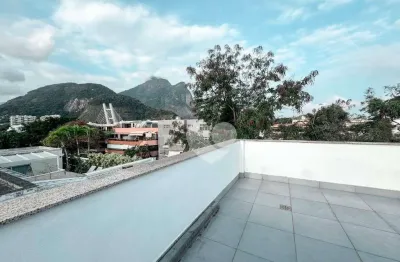 Cobertura com 3 quartos  à venda, 265 m² por r$ 2.100.000 - jardim oceânico - rio de janeiro/rj