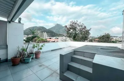 Cobertura com 3 quartos à venda,  265 m² por r$ 2.100.000 - jardim oceânico - rio de janeiro/rj