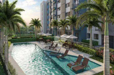 Orla recreio apartamento com 2 quartos à venda, 44 m² por r$ 450.000 - recreio dos bandeirantes - rio de janeiro/rj