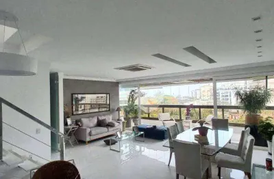 Cobertura com 4 quartos à venda, 304 m² por r$ 4.200.000 - barra da tijuca - rio de janeiro/rj,condominio aldeia do mar