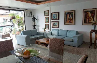 Cobertura com 6 dormitórios à venda, 201 m² por r$ 1.800.000,00 - recreio dos bandeirantes - rio de janeiro/rj