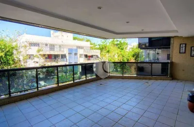 Apartamento com 3 quartos sendo 1 suíte e 1 quarto revertido à venda, 115 m² por r$ 840.000 - recreio dos bandeirantes - rio de janeiro/rj